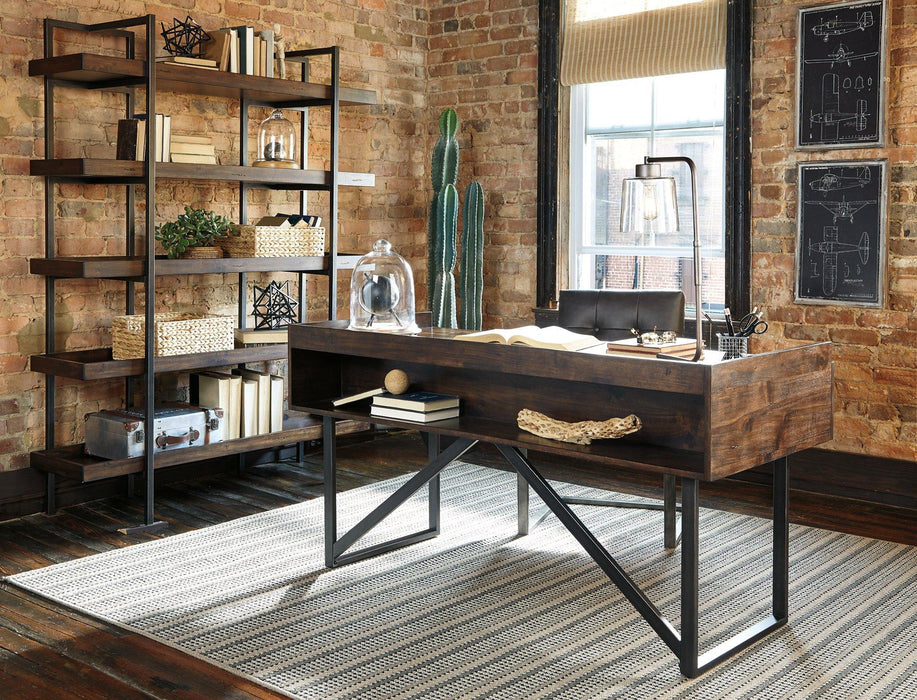 Starmore 63" Home Office Desk - Premium Desk from Ashley Furniture - Just $579.20! Shop now at Furniture Wholesale Plus  We are the best furniture store in Nashville, Hendersonville, Goodlettsville, Madison, Antioch, Mount Juliet, Lebanon, Gallatin, Springfield, Murfreesboro, Franklin, Brentwood