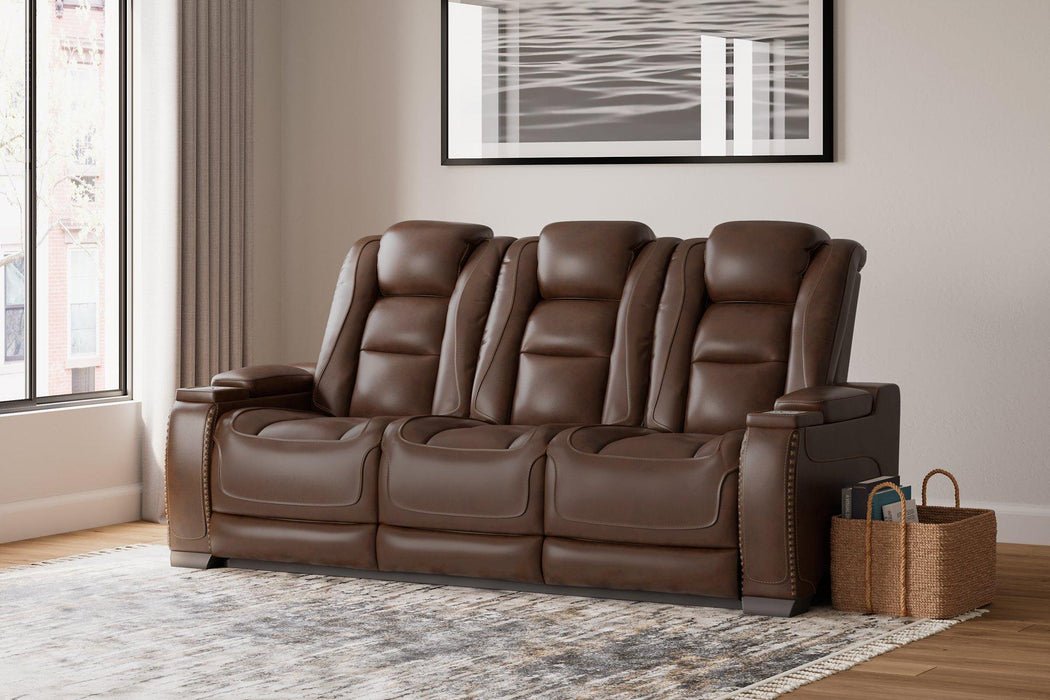 The Man-Den Power Reclining Sofa - Premium Sofa from Ashley Furniture - Just $2183.45! Shop now at Furniture Wholesale Plus  We are the best furniture store in Nashville, Hendersonville, Goodlettsville, Madison, Antioch, Mount Juliet, Lebanon, Gallatin, Springfield, Murfreesboro, Franklin, Brentwood