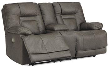 Wurstrow Power Reclining Loveseat with Console - Premium Loveseat from Ashley Furniture - Just $1552.73! Shop now at Furniture Wholesale Plus  We are the best furniture store in Nashville, Hendersonville, Goodlettsville, Madison, Antioch, Mount Juliet, Lebanon, Gallatin, Springfield, Murfreesboro, Franklin, Brentwood