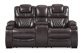 Warnerton Power Reclining Loveseat with Console - Premium Loveseat from Ashley Furniture - Just $1425.62! Shop now at Furniture Wholesale Plus  We are the best furniture store in Nashville, Hendersonville, Goodlettsville, Madison, Antioch, Mount Juliet, Lebanon, Gallatin, Springfield, Murfreesboro, Franklin, Brentwood