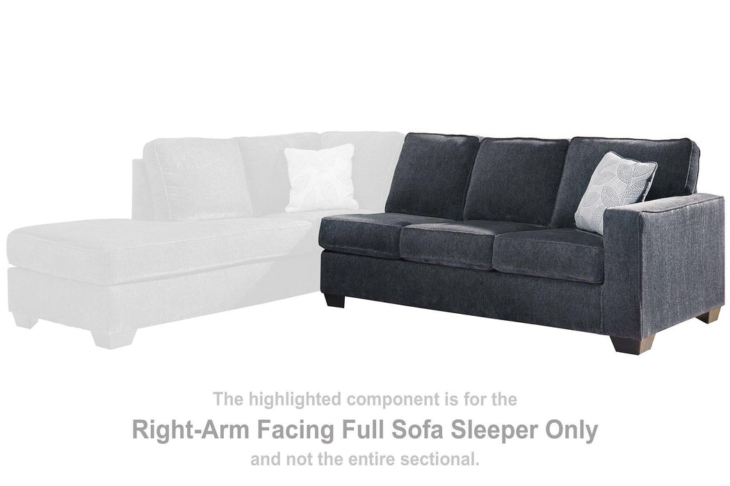 Altari 2-Piece Sleeper Sectional with Chaise - Premium Sectional from Ashley Furniture - Just $1234.74! Shop now at Furniture Wholesale Plus  We are the best furniture store in Nashville, Hendersonville, Goodlettsville, Madison, Antioch, Mount Juliet, Lebanon, Gallatin, Springfield, Murfreesboro, Franklin, Brentwood