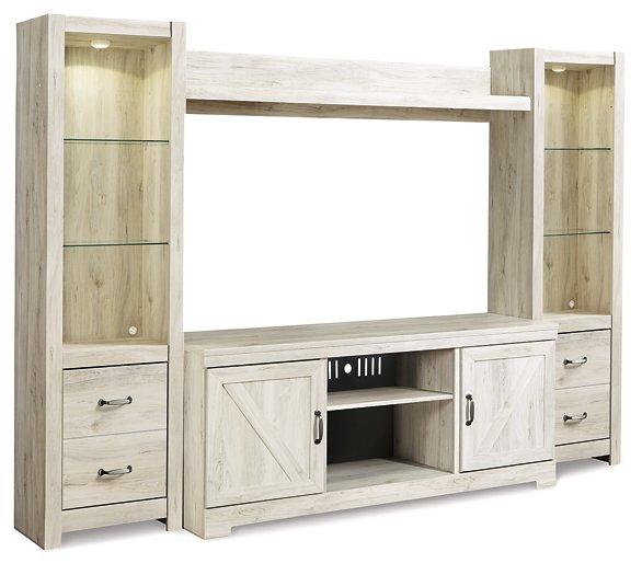 Bellaby 4-Piece Entertainment Center - Premium Entertainment Center from Ashley Furniture - Just $448.07! Shop now at Furniture Wholesale Plus  We are the best furniture store in Nashville, Hendersonville, Goodlettsville, Madison, Antioch, Mount Juliet, Lebanon, Gallatin, Springfield, Murfreesboro, Franklin, Brentwood