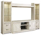 Bellaby 4-Piece Entertainment Center - Premium Entertainment Center from Ashley Furniture - Just $448.07! Shop now at Furniture Wholesale Plus  We are the best furniture store in Nashville, Hendersonville, Goodlettsville, Madison, Antioch, Mount Juliet, Lebanon, Gallatin, Springfield, Murfreesboro, Franklin, Brentwood