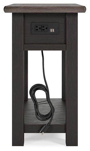 Tyler Creek Chairside End Table - Premium End Table from Ashley Furniture - Just $152.04! Shop now at Furniture Wholesale Plus  We are the best furniture store in Nashville, Hendersonville, Goodlettsville, Madison, Antioch, Mount Juliet, Lebanon, Gallatin, Springfield, Murfreesboro, Franklin, Brentwood