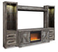 Wynnlow 4-Piece Entertainment Center with Electric Fireplace - Premium Entertainment Center from Ashley Furniture - Just $727.62! Shop now at Furniture Wholesale Plus  We are the best furniture store in Nashville, Hendersonville, Goodlettsville, Madison, Antioch, Mount Juliet, Lebanon, Gallatin, Springfield, Murfreesboro, Franklin, Brentwood