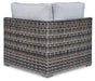 Harbor Court Corner with Cushion (Set of 2) - Premium Outdoor Seating from Ashley Furniture - Just $599.42! Shop now at Furniture Wholesale Plus  We are the best furniture store in Nashville, Hendersonville, Goodlettsville, Madison, Antioch, Mount Juliet, Lebanon, Gallatin, Springfield, Murfreesboro, Franklin, Brentwood