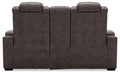 HyllMont Power Reclining Loveseat with Console - Premium Loveseat from Ashley Furniture - Just $1333.82! Shop now at Furniture Wholesale Plus  We are the best furniture store in Nashville, Hendersonville, Goodlettsville, Madison, Antioch, Mount Juliet, Lebanon, Gallatin, Springfield, Murfreesboro, Franklin, Brentwood