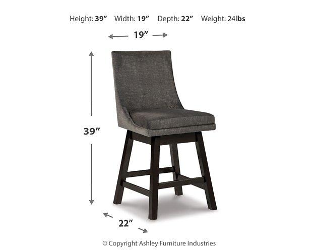 Tallenger Counter Height Bar Stool - Premium Barstool from Ashley Furniture - Just $154.86! Shop now at Furniture Wholesale Plus  We are the best furniture store in Nashville, Hendersonville, Goodlettsville, Madison, Antioch, Mount Juliet, Lebanon, Gallatin, Springfield, Murfreesboro, Franklin, Brentwood