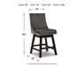 Tallenger Counter Height Bar Stool - Premium Barstool from Ashley Furniture - Just $154.86! Shop now at Furniture Wholesale Plus  We are the best furniture store in Nashville, Hendersonville, Goodlettsville, Madison, Antioch, Mount Juliet, Lebanon, Gallatin, Springfield, Murfreesboro, Franklin, Brentwood