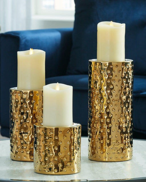 Marisa Candle Holder (Set of 3) - Premium Candle Holder from Ashley Furniture - Just $53.18! Shop now at Furniture Wholesale Plus  We are the best furniture store in Nashville, Hendersonville, Goodlettsville, Madison, Antioch, Mount Juliet, Lebanon, Gallatin, Springfield, Murfreesboro, Franklin, Brentwood