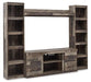 Derekson 4-Piece Entertainment Center - Premium Entertainment Center from Ashley Furniture - Just $448.07! Shop now at Furniture Wholesale Plus  We are the best furniture store in Nashville, Hendersonville, Goodlettsville, Madison, Antioch, Mount Juliet, Lebanon, Gallatin, Springfield, Murfreesboro, Franklin, Brentwood