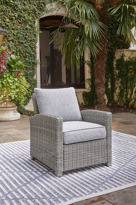 Naples Beach Lounge Chair with Cushion - Premium Outdoor Seating from Ashley Furniture - Just $394.16! Shop now at Furniture Wholesale Plus  We are the best furniture store in Nashville, Hendersonville, Goodlettsville, Madison, Antioch, Mount Juliet, Lebanon, Gallatin, Springfield, Murfreesboro, Franklin, Brentwood