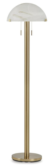 Tobbinsen Floor Lamp - Premium Floor Lamp from Ashley Furniture - Just $88.49! Shop now at Furniture Wholesale Plus  We are the best furniture store in Nashville, Hendersonville, Goodlettsville, Madison, Antioch, Mount Juliet, Lebanon, Gallatin, Springfield, Murfreesboro, Franklin, Brentwood