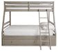 Lettner Youth Bunk Bed with 1 Large Storage Drawer - Premium Youth Bed from Ashley Furniture - Just $828.59! Shop now at Furniture Wholesale Plus  We are the best furniture store in Nashville, Hendersonville, Goodlettsville, Madison, Antioch, Mount Juliet, Lebanon, Gallatin, Springfield, Murfreesboro, Franklin, Brentwood