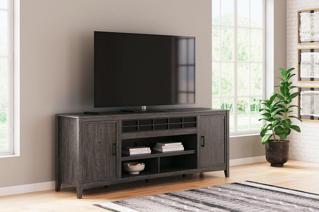 Montillan 84" TV Stand with Electric Fireplace - Premium TV Stand from Ashley Furniture - Just $1160.41! Shop now at Furniture Wholesale Plus  We are the best furniture store in Nashville, Hendersonville, Goodlettsville, Madison, Antioch, Mount Juliet, Lebanon, Gallatin, Springfield, Murfreesboro, Franklin, Brentwood