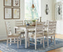 Skempton Dining Table and Chairs (Set of 7) - Premium Dining Table from Ashley Furniture - Just $663.66! Shop now at Furniture Wholesale Plus  We are the best furniture store in Nashville, Hendersonville, Goodlettsville, Madison, Antioch, Mount Juliet, Lebanon, Gallatin, Springfield, Murfreesboro, Franklin, Brentwood