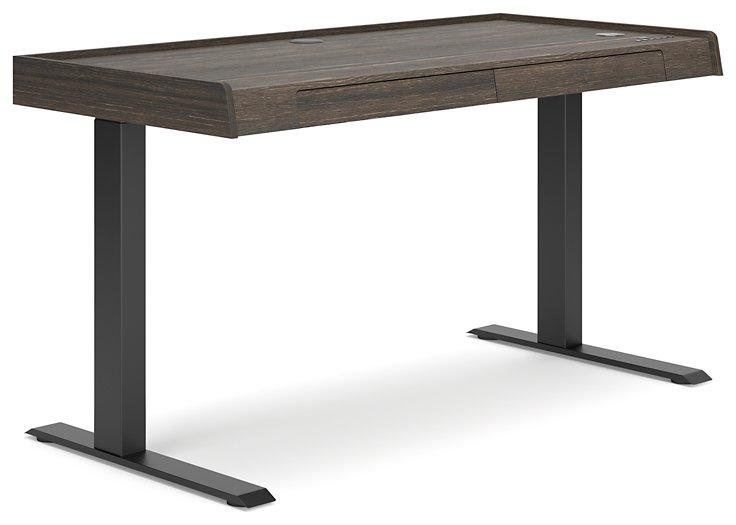 Zendex 55" Adjustable Height Desk - Premium Desk from Ashley Furniture - Just $574.99! Shop now at Furniture Wholesale Plus  We are the best furniture store in Nashville, Hendersonville, Goodlettsville, Madison, Antioch, Mount Juliet, Lebanon, Gallatin, Springfield, Murfreesboro, Franklin, Brentwood