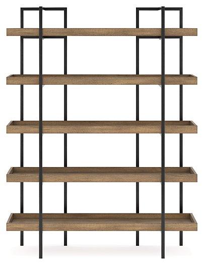 Montia 76" Bookcase - Premium Bookcase from Ashley Furniture - Just $414.29! Shop now at Furniture Wholesale Plus  We are the best furniture store in Nashville, Hendersonville, Goodlettsville, Madison, Antioch, Mount Juliet, Lebanon, Gallatin, Springfield, Murfreesboro, Franklin, Brentwood