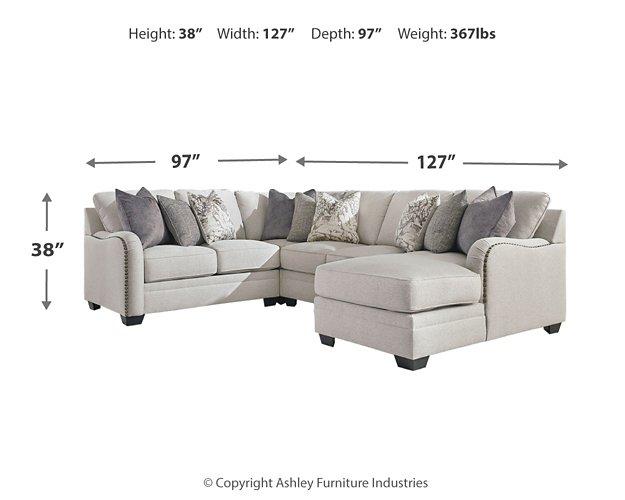 Dellara Sectional with Chaise - Premium Sectional from Ashley Furniture - Just $1368.77! Shop now at Furniture Wholesale Plus  We are the best furniture store in Nashville, Hendersonville, Goodlettsville, Madison, Antioch, Mount Juliet, Lebanon, Gallatin, Springfield, Murfreesboro, Franklin, Brentwood