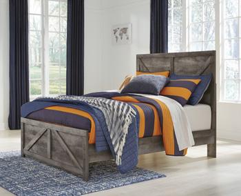 Wynnlow Crossbuck Bed - Premium Bed from Ashley Furniture - Just $243.35! Shop now at Furniture Wholesale Plus  We are the best furniture store in Nashville, Hendersonville, Goodlettsville, Madison, Antioch, Mount Juliet, Lebanon, Gallatin, Springfield, Murfreesboro, Franklin, Brentwood