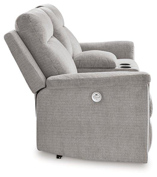 Barnsana Power Reclining Loveseat with Console - Premium Loveseat from Ashley Furniture - Just $788.31! Shop now at Furniture Wholesale Plus  We are the best furniture store in Nashville, Hendersonville, Goodlettsville, Madison, Antioch, Mount Juliet, Lebanon, Gallatin, Springfield, Murfreesboro, Franklin, Brentwood