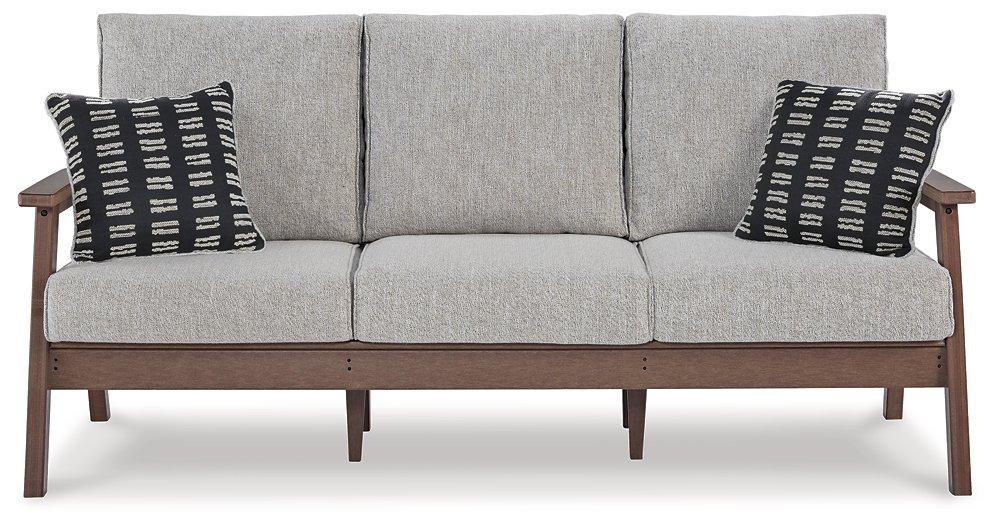 Emmeline Outdoor Sofa with Cushion - Premium Outdoor Seating from Ashley Furniture - Just $1182.47! Shop now at Furniture Wholesale Plus  We are the best furniture store in Nashville, Hendersonville, Goodlettsville, Madison, Antioch, Mount Juliet, Lebanon, Gallatin, Springfield, Murfreesboro, Franklin, Brentwood