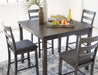 Bridson Counter Height Dining Table and Bar Stools (Set of 5) - Premium Counter Height Table from Ashley Furniture - Just $456.53! Shop now at Furniture Wholesale Plus  We are the best furniture store in Nashville, Hendersonville, Goodlettsville, Madison, Antioch, Mount Juliet, Lebanon, Gallatin, Springfield, Murfreesboro, Franklin, Brentwood