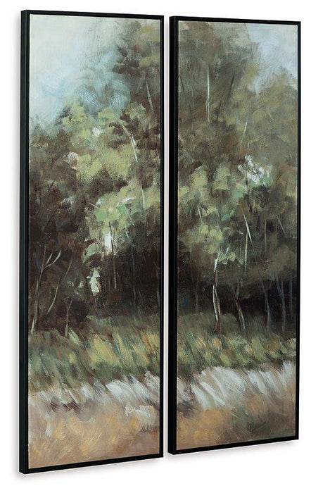 Dansot Wall Art (Set of 2) - Premium Wall Art from Ashley Furniture - Just $129.20! Shop now at Furniture Wholesale Plus  We are the best furniture store in Nashville, Hendersonville, Goodlettsville, Madison, Antioch, Mount Juliet, Lebanon, Gallatin, Springfield, Murfreesboro, Franklin, Brentwood