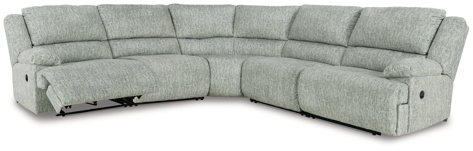 McClelland Reclining Sectional - Premium Sectional from Ashley Furniture - Just $1813.19! Shop now at Furniture Wholesale Plus  We are the best furniture store in Nashville, Hendersonville, Goodlettsville, Madison, Antioch, Mount Juliet, Lebanon, Gallatin, Springfield, Murfreesboro, Franklin, Brentwood