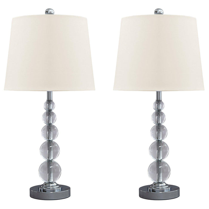 Joaquin Table Lamp (Set of 2) - Premium Table Lamp Pair from Ashley Furniture - Just $116.73! Shop now at Furniture Wholesale Plus  We are the best furniture store in Nashville, Hendersonville, Goodlettsville, Madison, Antioch, Mount Juliet, Lebanon, Gallatin, Springfield, Murfreesboro, Franklin, Brentwood