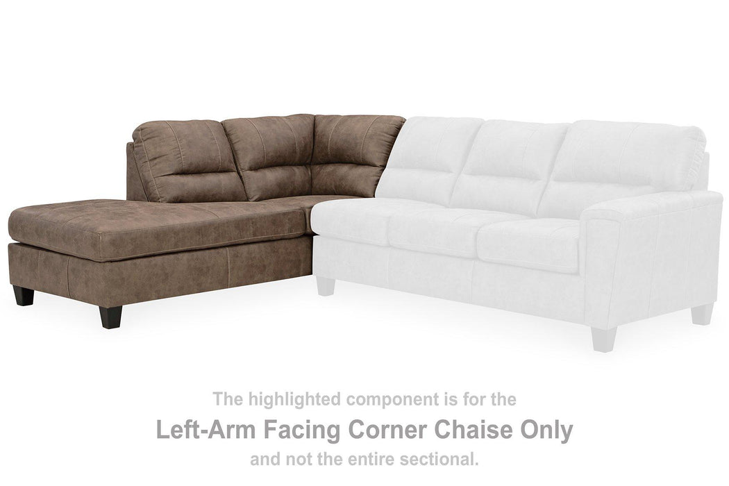 Navi 2-Piece Sectional Sofa Sleeper Chaise - Premium Sectional from Ashley Furniture - Just $1315.95! Shop now at Furniture Wholesale Plus  We are the best furniture store in Nashville, Hendersonville, Goodlettsville, Madison, Antioch, Mount Juliet, Lebanon, Gallatin, Springfield, Murfreesboro, Franklin, Brentwood