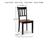 Owingsville Dining Chair - Premium Dining Chair from Ashley Furniture - Just $82.46! Shop now at Furniture Wholesale Plus  We are the best furniture store in Nashville, Hendersonville, Goodlettsville, Madison, Antioch, Mount Juliet, Lebanon, Gallatin, Springfield, Murfreesboro, Franklin, Brentwood