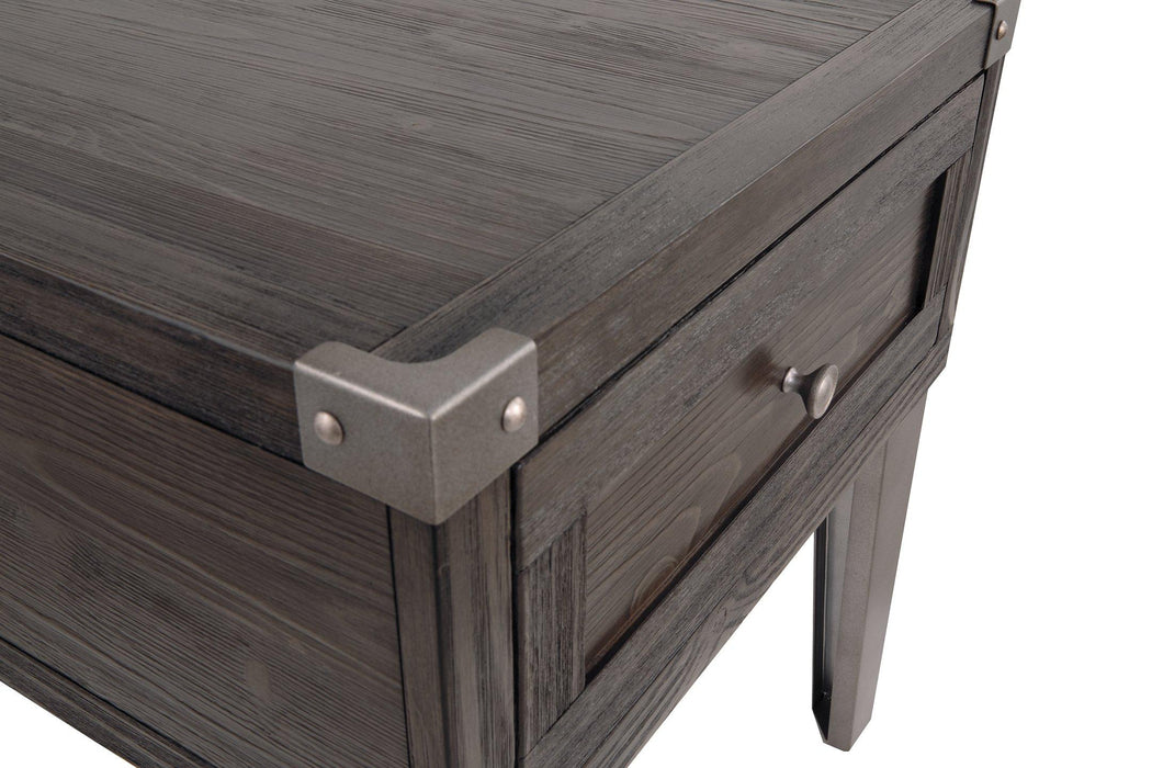 Todoe End Table with USB Ports & Outlets - Premium End Table from Ashley Furniture - Just $206.77! Shop now at Furniture Wholesale Plus  We are the best furniture store in Nashville, Hendersonville, Goodlettsville, Madison, Antioch, Mount Juliet, Lebanon, Gallatin, Springfield, Murfreesboro, Franklin, Brentwood