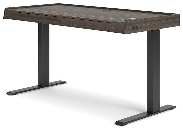 Zendex 55" Adjustable Height Desk - Premium Desk from Ashley Furniture - Just $574.99! Shop now at Furniture Wholesale Plus  We are the best furniture store in Nashville, Hendersonville, Goodlettsville, Madison, Antioch, Mount Juliet, Lebanon, Gallatin, Springfield, Murfreesboro, Franklin, Brentwood