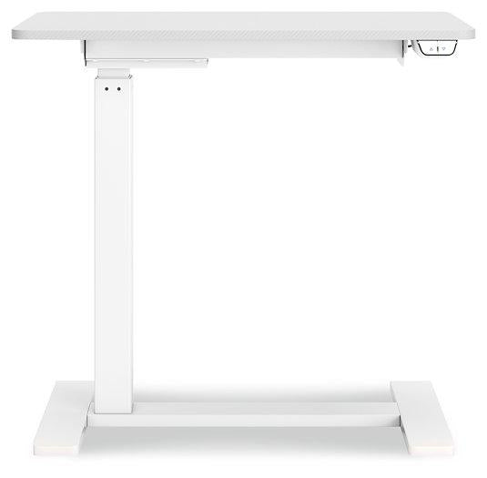 Lynxtyn Adjustable Height Home Office Side Desk - Premium Desk from Ashley Furniture - Just $161.89! Shop now at Furniture Wholesale Plus  We are the best furniture store in Nashville, Hendersonville, Goodlettsville, Madison, Antioch, Mount Juliet, Lebanon, Gallatin, Springfield, Murfreesboro, Franklin, Brentwood