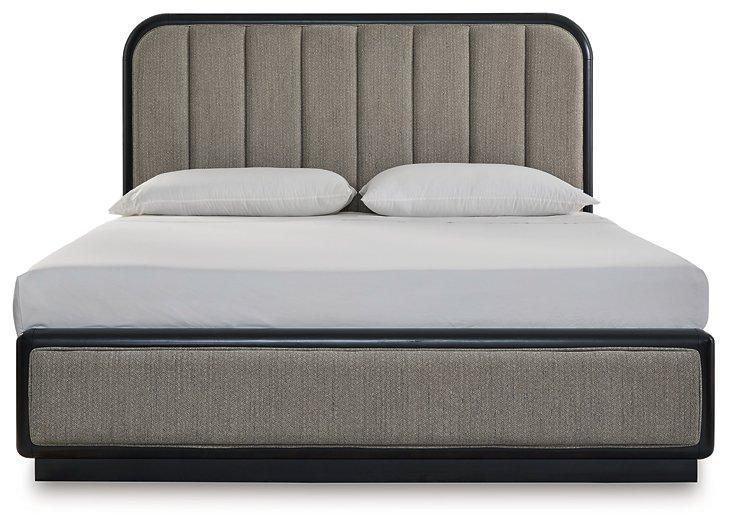 Rowanbeck Upholstered Bed - Premium Bed from Ashley Furniture - Just $663.68! Shop now at Furniture Wholesale Plus  We are the best furniture store in Nashville, Hendersonville, Goodlettsville, Madison, Antioch, Mount Juliet, Lebanon, Gallatin, Springfield, Murfreesboro, Franklin, Brentwood