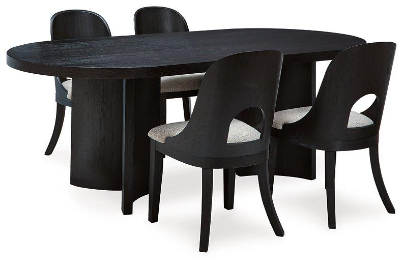 Rowanbeck Dining Package - Premium Dining Room Set from Ashley Furniture - Just $1158.39! Shop now at Furniture Wholesale Plus  We are the best furniture store in Nashville, Hendersonville, Goodlettsville, Madison, Antioch, Mount Juliet, Lebanon, Gallatin, Springfield, Murfreesboro, Franklin, Brentwood