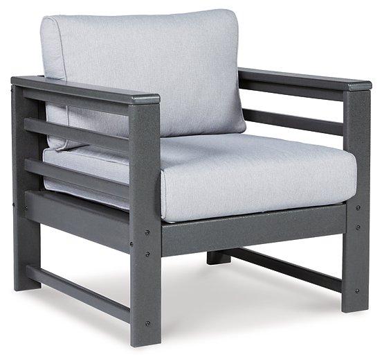 Amora Outdoor Lounge Chair with Cushion (Set of 2) - Premium Outdoor Seating from Ashley Furniture - Just $788.31! Shop now at Furniture Wholesale Plus  We are the best furniture store in Nashville, Hendersonville, Goodlettsville, Madison, Antioch, Mount Juliet, Lebanon, Gallatin, Springfield, Murfreesboro, Franklin, Brentwood