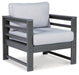 Amora Outdoor Lounge Chair with Cushion (Set of 2) - Premium Outdoor Seating from Ashley Furniture - Just $788.31! Shop now at Furniture Wholesale Plus  We are the best furniture store in Nashville, Hendersonville, Goodlettsville, Madison, Antioch, Mount Juliet, Lebanon, Gallatin, Springfield, Murfreesboro, Franklin, Brentwood