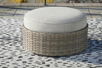 Calworth Outdoor Ottoman with Cushion - Premium Outdoor Ottoman from Ashley Furniture - Just $249.39! Shop now at Furniture Wholesale Plus  We are the best furniture store in Nashville, Hendersonville, Goodlettsville, Madison, Antioch, Mount Juliet, Lebanon, Gallatin, Springfield, Murfreesboro, Franklin, Brentwood