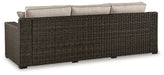 Coastline Bay Outdoor Sofa with Cushion - Premium Outdoor Seating from Ashley Furniture - Just $1274.27! Shop now at Furniture Wholesale Plus  We are the best furniture store in Nashville, Hendersonville, Goodlettsville, Madison, Antioch, Mount Juliet, Lebanon, Gallatin, Springfield, Murfreesboro, Franklin, Brentwood