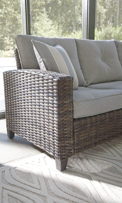 Cloverbrooke 4-Piece Outdoor Conversation Set - Premium Outdoor Seating Set from Ashley Furniture - Just $1517.08! Shop now at Furniture Wholesale Plus  We are the best furniture store in Nashville, Hendersonville, Goodlettsville, Madison, Antioch, Mount Juliet, Lebanon, Gallatin, Springfield, Murfreesboro, Franklin, Brentwood