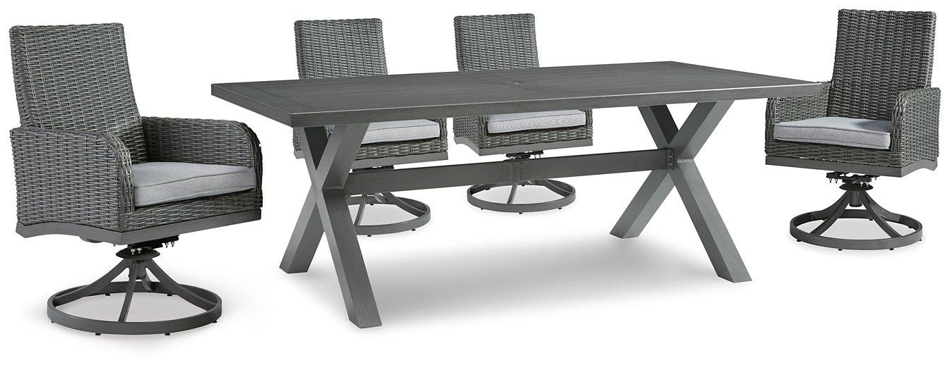 Elite Park Outdoor Dining Set - Premium Outdoor Dining Set from Ashley Furniture - Just $1737.59! Shop now at Furniture Wholesale Plus  We are the best furniture store in Nashville, Hendersonville, Goodlettsville, Madison, Antioch, Mount Juliet, Lebanon, Gallatin, Springfield, Murfreesboro, Franklin, Brentwood