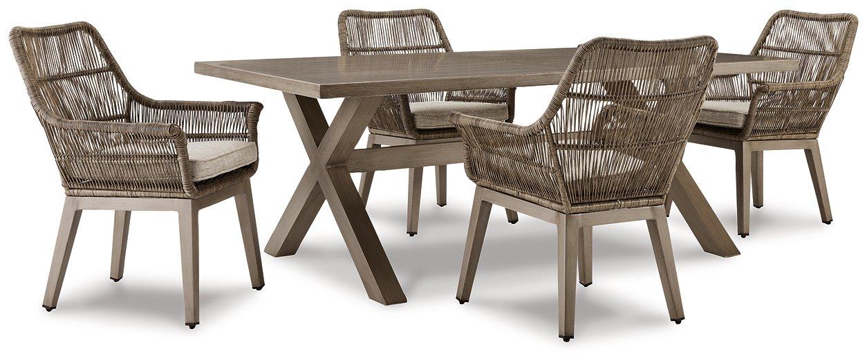 Beach Front Outdoor Dining Set - Premium Outdoor Dining Set from Ashley Furniture - Just $2061.39! Shop now at Furniture Wholesale Plus  We are the best furniture store in Nashville, Hendersonville, Goodlettsville, Madison, Antioch, Mount Juliet, Lebanon, Gallatin, Springfield, Murfreesboro, Franklin, Brentwood