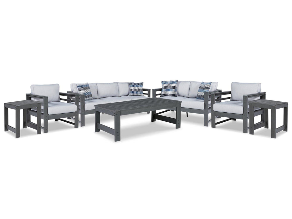 Amora Outdoor Seating Set - Premium Outdoor Table Set from Ashley Furniture - Just $795.59! Shop now at Furniture Wholesale Plus  We are the best furniture store in Nashville, Hendersonville, Goodlettsville, Madison, Antioch, Mount Juliet, Lebanon, Gallatin, Springfield, Murfreesboro, Franklin, Brentwood