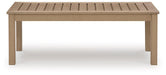 Hallow Creek Outdoor Coffee Table - Premium Outdoor Cocktail Table from Ashley Furniture - Just $307.40! Shop now at Furniture Wholesale Plus  We are the best furniture store in Nashville, Hendersonville, Goodlettsville, Madison, Antioch, Mount Juliet, Lebanon, Gallatin, Springfield, Murfreesboro, Franklin, Brentwood