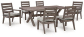 Hillside Barn Outdoor Dining Set - Premium Outdoor Dining Set from Ashley Furniture - Just $3605.91! Shop now at Furniture Wholesale Plus  We are the best furniture store in Nashville, Hendersonville, Goodlettsville, Madison, Antioch, Mount Juliet, Lebanon, Gallatin, Springfield, Murfreesboro, Franklin, Brentwood