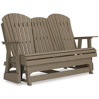 Hyland wave Outdoor Glider Loveseat - Premium Outdoor Seating from Ashley Furniture - Just $978.98! Shop now at Furniture Wholesale Plus  We are the best furniture store in Nashville, Hendersonville, Goodlettsville, Madison, Antioch, Mount Juliet, Lebanon, Gallatin, Springfield, Murfreesboro, Franklin, Brentwood