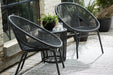 Mandarin Cape Outdoor Table and Chairs (Set of 3) - Premium Outdoor Seating Set from Ashley Furniture - Just $249.38! Shop now at Furniture Wholesale Plus  We are the best furniture store in Nashville, Hendersonville, Goodlettsville, Madison, Antioch, Mount Juliet, Lebanon, Gallatin, Springfield, Murfreesboro, Franklin, Brentwood