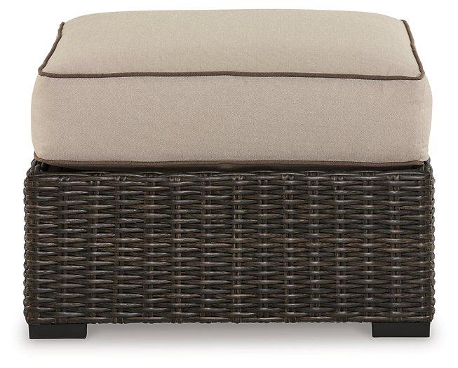 Coastline Bay Outdoor Ottoman with Cushion - Premium Outdoor Ottoman from Ashley Furniture - Just $258.22! Shop now at Furniture Wholesale Plus  We are the best furniture store in Nashville, Hendersonville, Goodlettsville, Madison, Antioch, Mount Juliet, Lebanon, Gallatin, Springfield, Murfreesboro, Franklin, Brentwood